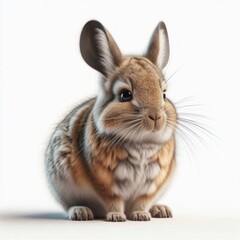 Fototapeta premium rabbit on white background