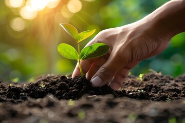 Planting a Sapling: A Symbol of New Beginnings and Hope