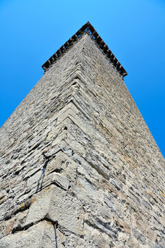 the medieval tower of murazzano cuneo italy
