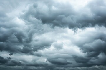 Obraz premium dark gloomy cloudy sky in a thunderstorm