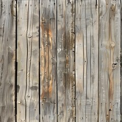 Naklejka premium Natural wooden planks from an old barn, weathered and aged over time, exuding rustic warmth, Country style, Muted colors, Digital art, Realistic texture. copy space for text,