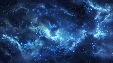 Fototapeta premium A dramatic night sky filled with stars on a dark background, capturing the beauty of the cosmos.