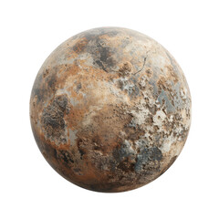 Detailed Aerial View of a Rocky and Weathered Planetary Surface