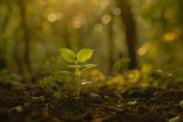 New Life Emerging in the Forest