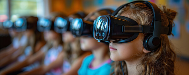 Virtual reality headsets transport students to different parts of the world, offering immersive field trips without leaving the classroom.