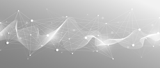 Network and connection background for your presentation