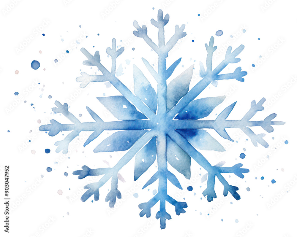 Wall mural png snowflake celebration decoration christmas.