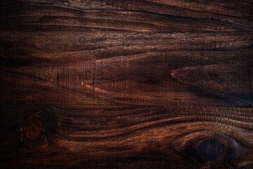 Fototapeta premium Mahogany Wood Grain. Dark Walnut Texture for Wooden Background