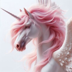 unicorn on white background