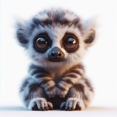 close up of a lemur