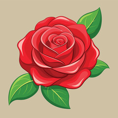 A beautiful rose design vector illustration download