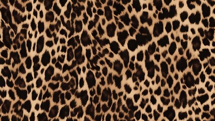 Leopard background design, fashionable modern furry print