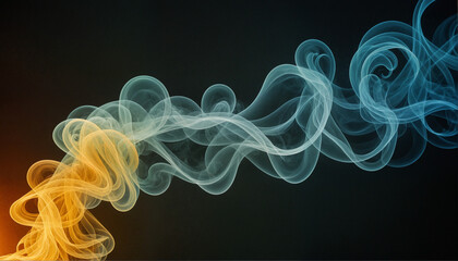 Fototapeta premium abstract photo of colorful smoke, colors smoking