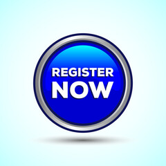 Register Now Icon Button Design Illustration