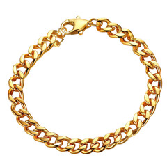 Obraz premium Luxurious Gold Chain Bracelet Reflects Elegant Sophistication and Timeless Fashion