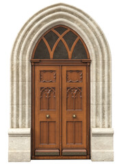 Entrance classic doors for the house
