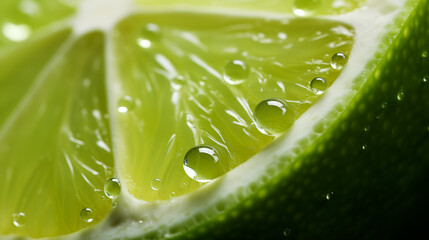 macro photo of a green lemon, macro photo of a lemon, orange, citrus fruit