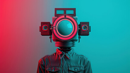 Fototapeta premium AI revolutionizing global marketing with automation tools, innovator, technological impact