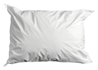 PNG  An empty white pillow simplicity crumpled absence.