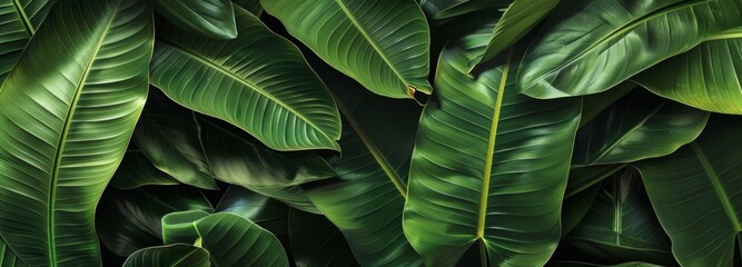 Lush Green Foliage with Varied Leaf Shapes