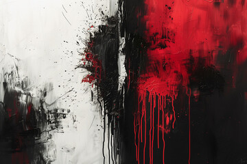 splashed colors on canvas