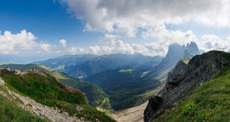 A view from Seceda - Odle - Val Gardena - Ortisei - Italy