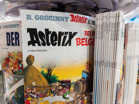 Asterix Comic Series Featuring Belgians in Adventure