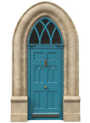 Entrance classic doors for the house
