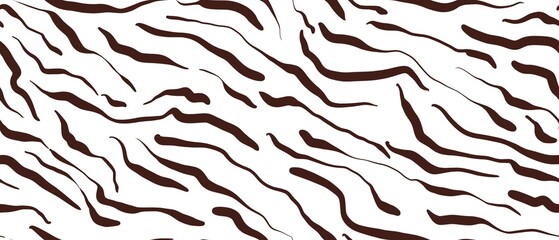 Seamless abstract textured pattern. Simple background with black, white texture. Digital brush strokes. Lines. Design for textile fabrics, wrapping paper, background, wallpaper, cover.