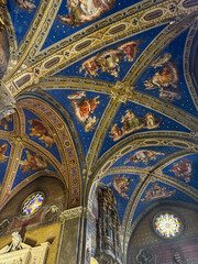 church inside painting rome