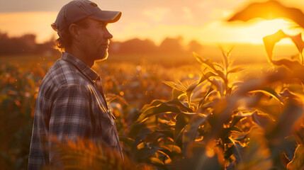 Fototapeta premium Agribusiness Collaboration: People and Technology