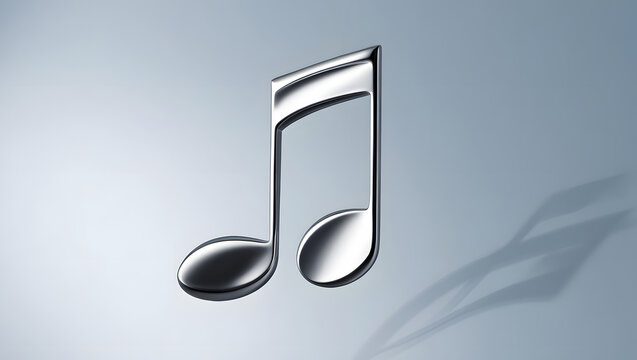 The single musical note floats out and looks modern.