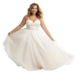 Fototapeta premium PNG Bride fashion wedding dress.