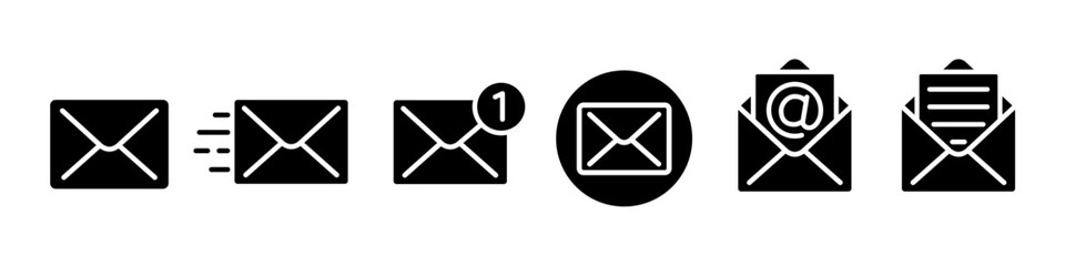 Mail icon. Mail envelop icon