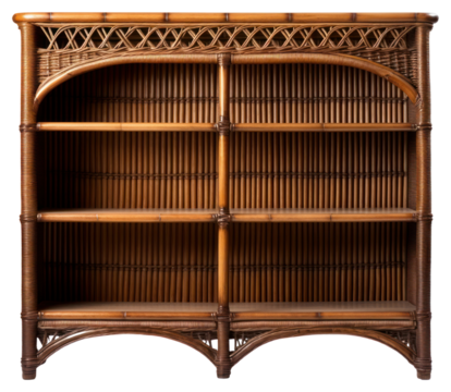 PNG Rattan bookcase furniture sideboard cupboard.