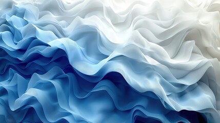 Obraz premium 3D abstract multicolored background in the form of waves.