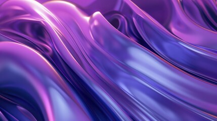 Obraz premium 3D abstract multicolored background in the form of waves.