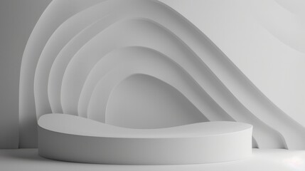 Obraz premium 3D abstract multicolored background in the form of waves.