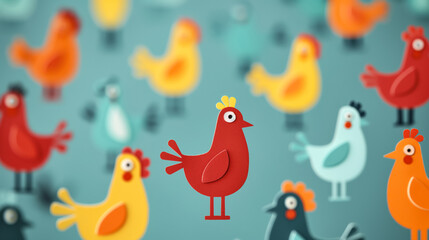 Illustration of how bird flu spreads from birds to humans, arrows and icons, educational and clear design 