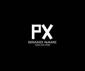 Obraz premium letter PX logo. PX. PX logo design vector illustration for creative company, business, industry