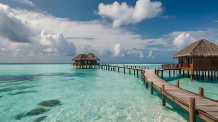 tropical resort beach