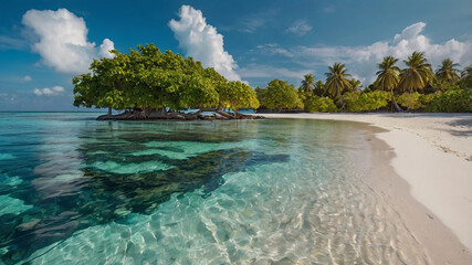 Obraz premium tropical resort beach
