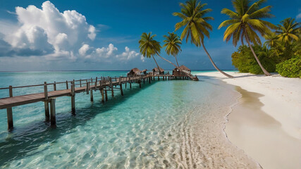 Fototapeta premium tropical resort beach