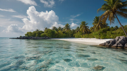 Obraz premium tropical resort beach