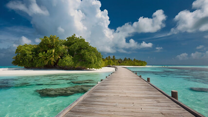 Fototapeta premium tropical resort beach