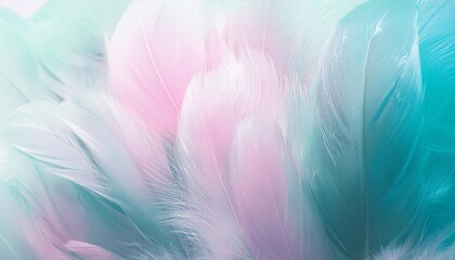 Colorful color soft feathers background