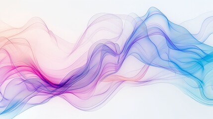 Colorful Abstract Flowing Wave Patterns.
