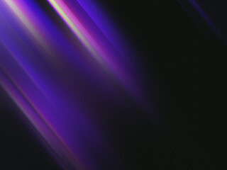 Vintage purple abstract light leak overlay background texture. Grunge style dusty overlay light leak background. Violet light overlay, leak flare, prism light effect. Rough grain noise Blurred Glow
