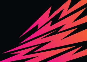Abstract background lightning and arrow line pattern