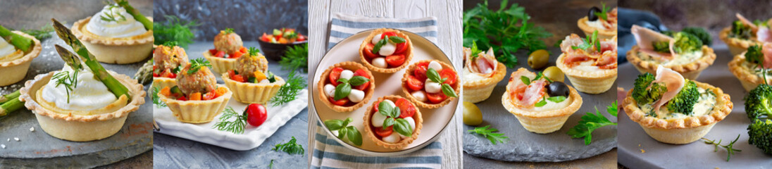 Herzhafte Tartelettes